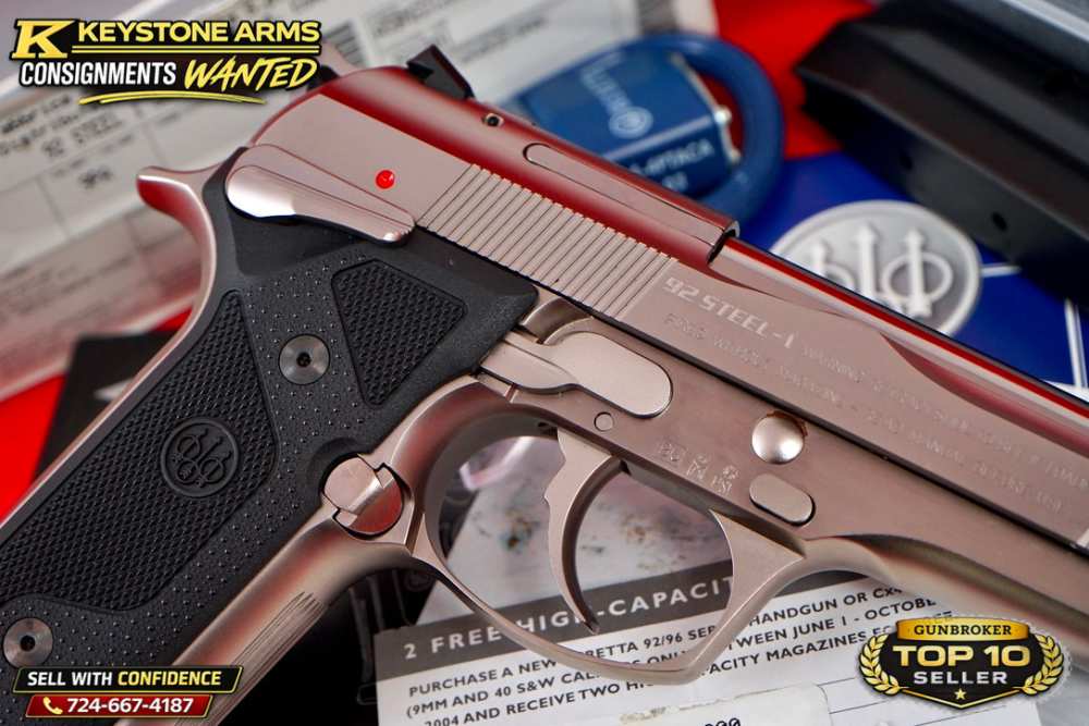 Italian Stallion Beretta 92 STEEL I 9mm 1 of 2500 Limited Edition NIB GRAIL-img-9