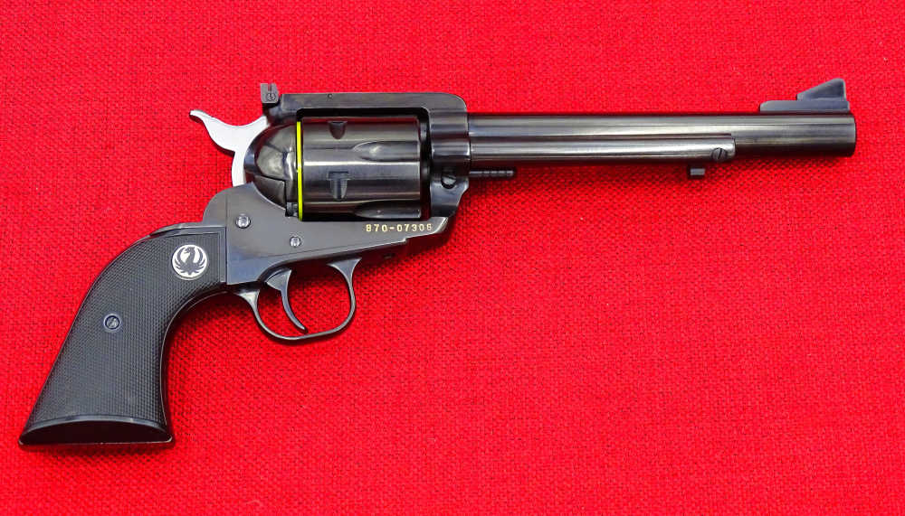 Ruger 50th Anniv New Model Blackhawk Flattop 44 Mag Revolver Excellent-img-0
