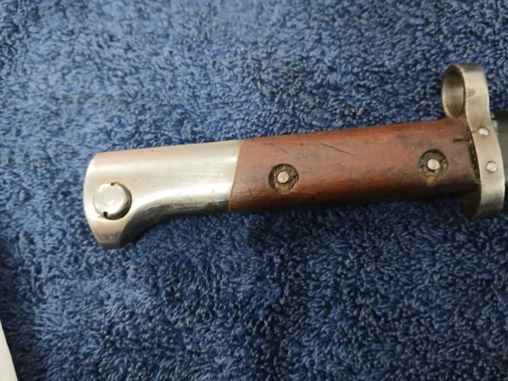 NICE 8MM CZECH MAUSER  CZ24  BAYONET AND SCABBARD P-2085-img-5
