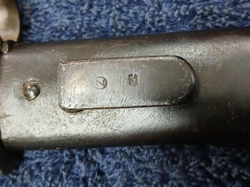 NICE 8MM CZECH MAUSER  CZ24  BAYONET AND SCABBARD P-2085-img-4
