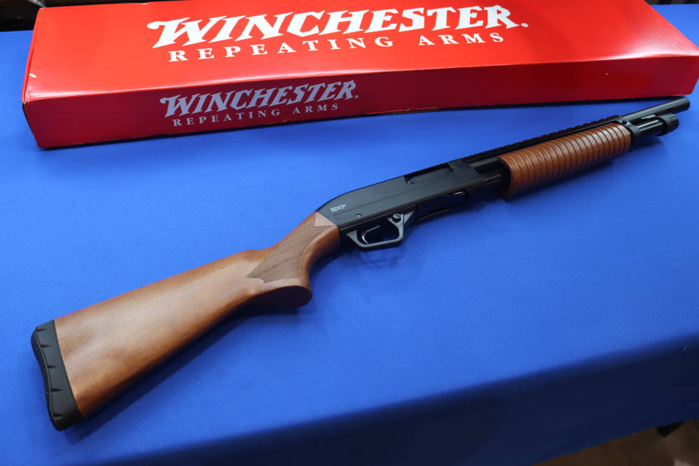 Winchester Model SXP TRENCH Defense Shotgun 12GA Wood Heat Shield 18" NEW -img-1