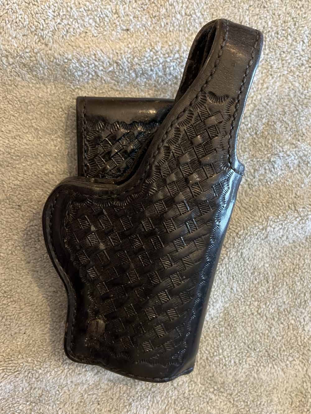 VINTAGE DON HUME H738 SHNo. 25UPS-1 HOLSTER / FOR H&K UPS-img-0