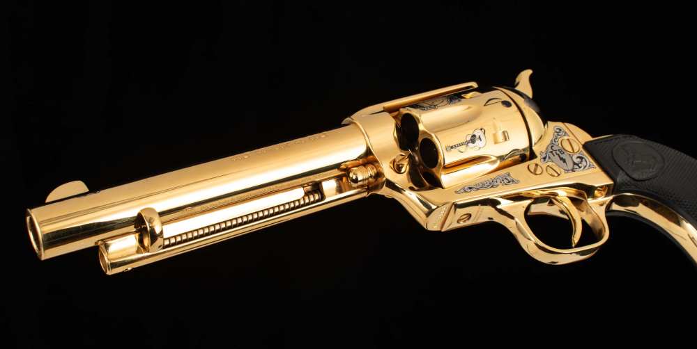 Colt Cowboy SA, Elvis Presley Western Tribute .45Colt – MINT, 24k, CASE-img-9