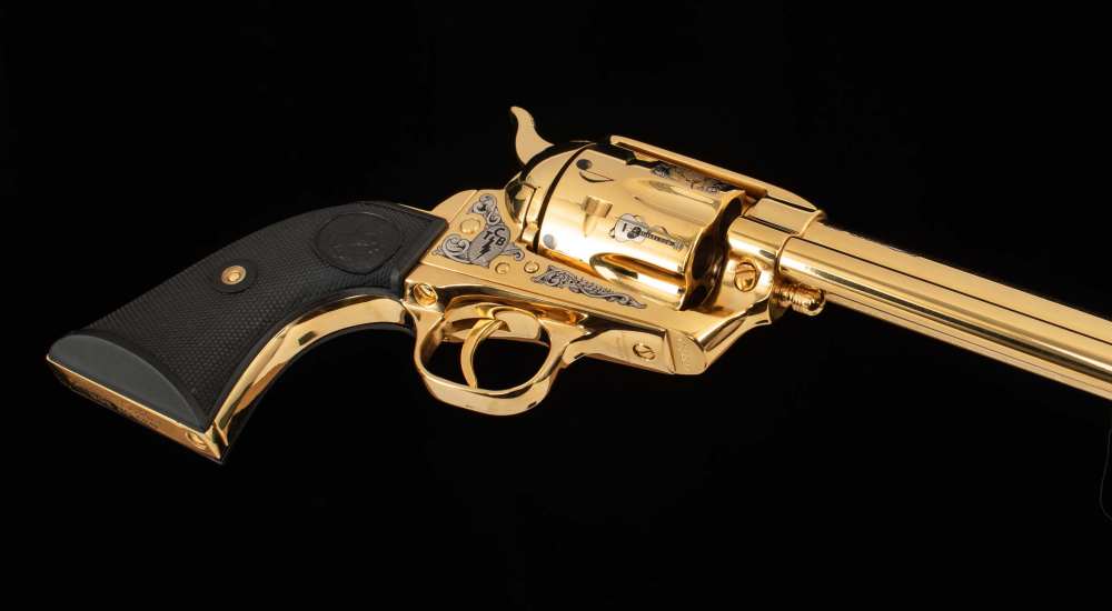 Colt Cowboy SA, Elvis Presley Western Tribute .45Colt – MINT, 24k, CASE-img-14