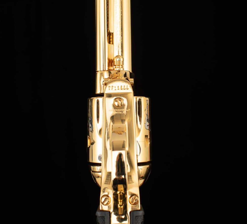 Colt Cowboy SA, Elvis Presley Western Tribute .45Colt – MINT, 24k, CASE-img-15