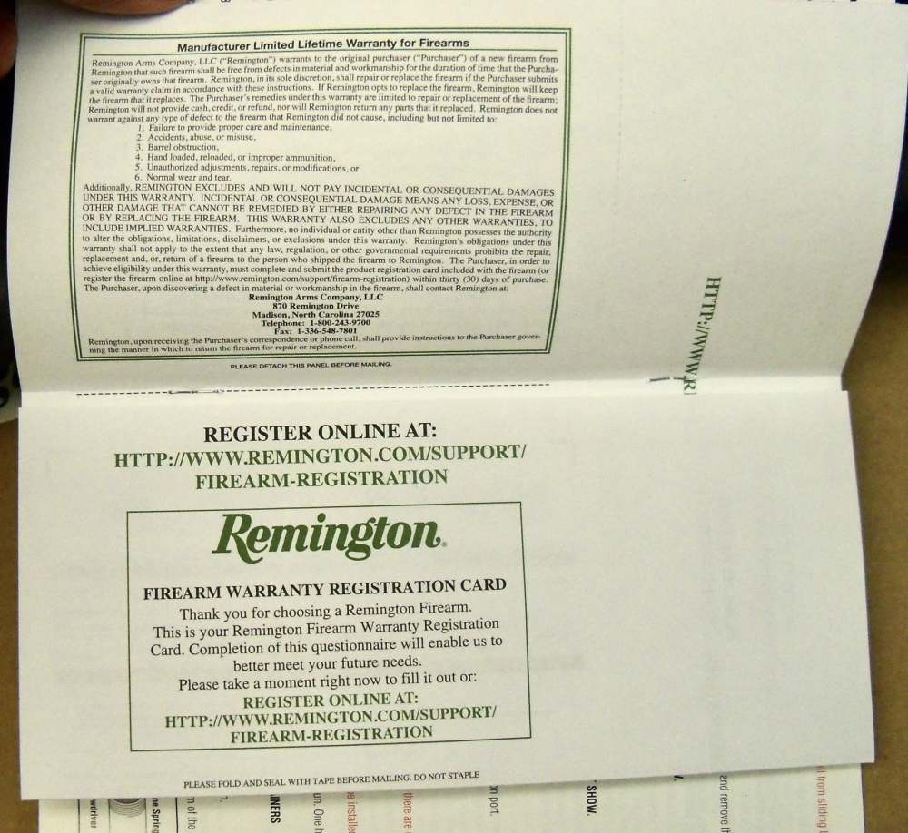 REMINGTON 870 12 GA.EXPRESS PISTOL GRIP TACTICAL 18" CYL BOX PAPER  rare?-img-20