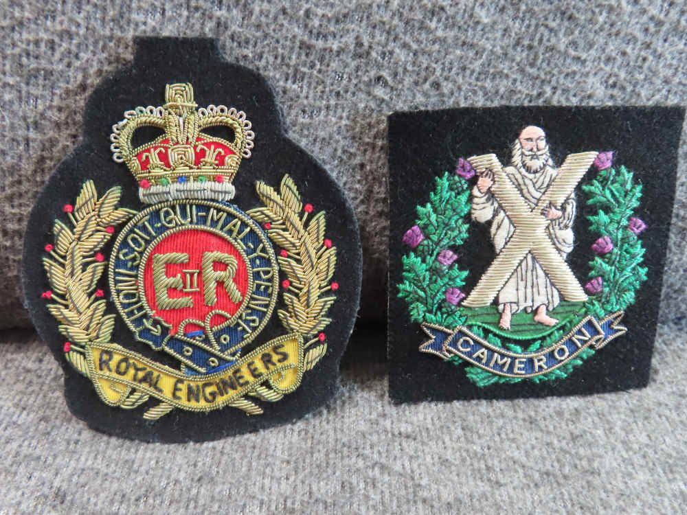 10 AMERICAN AND 12 BRITISH PATCHES, ALL CURRENT ISSUE AND IN EXCELLENT COND-img-6