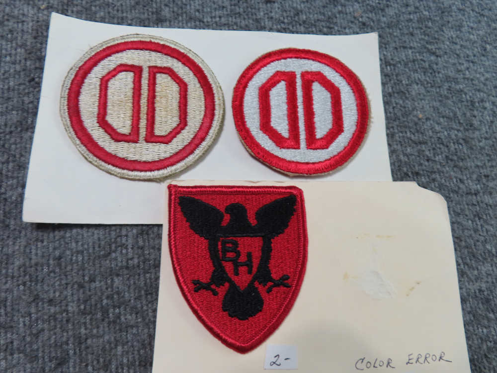10 AMERICAN AND 12 BRITISH PATCHES, ALL CURRENT ISSUE AND IN EXCELLENT COND-img-9