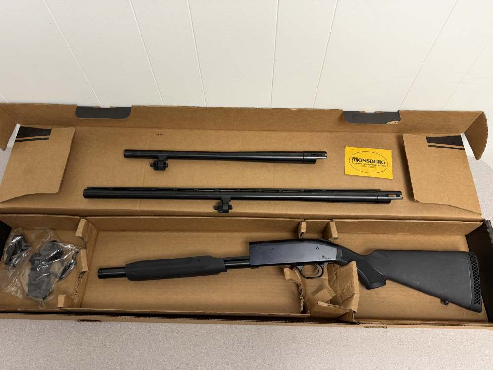 Mossberg 500 3 In 1 Home Def, Hunting & Cruiser 12 Gauge Blue Shotgun-img-1