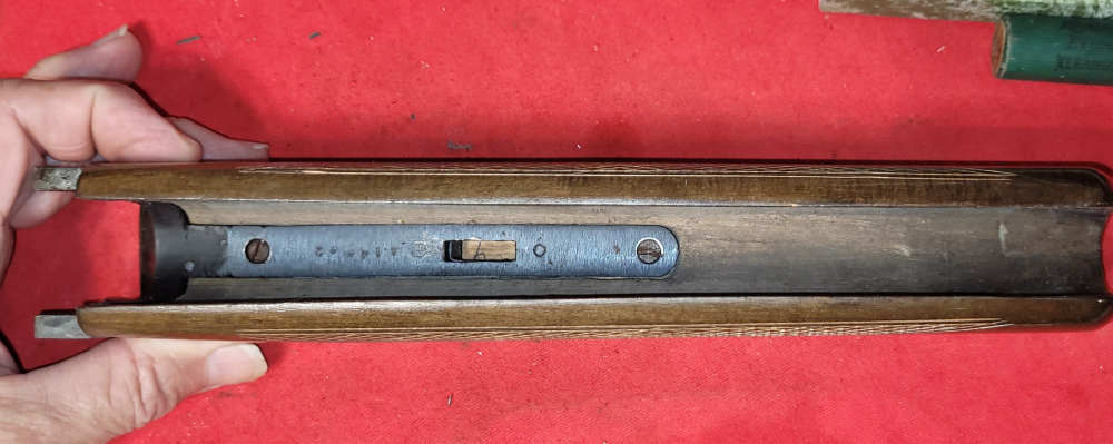 Boito 12 gauge over under shotgun forend assembly original parts-img-2