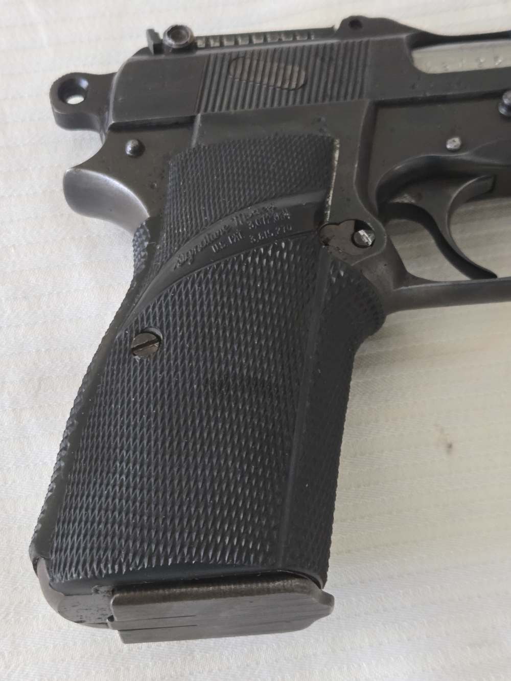 Early WWII FN High-Power Pistol, 9mm, Tangent Sight, Original Barrel-img-3