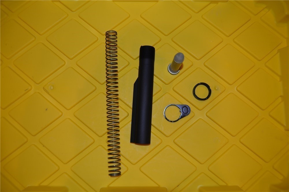 AR15 Lower Receiver TWO  Internal Parts Kits Buffer Tube A2 Grips M4 Stocks-img-4