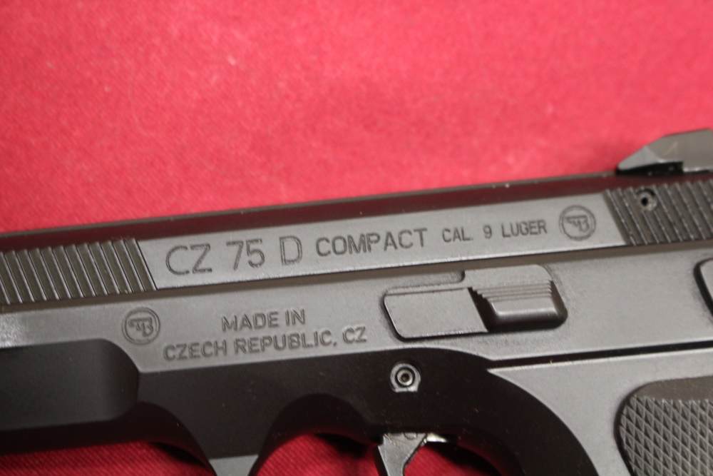 CZ 75 D Compact 9mm Pistol w/Metal Frame, 3.75" Barrel, 2x 15rd Mags - 2023-img-1