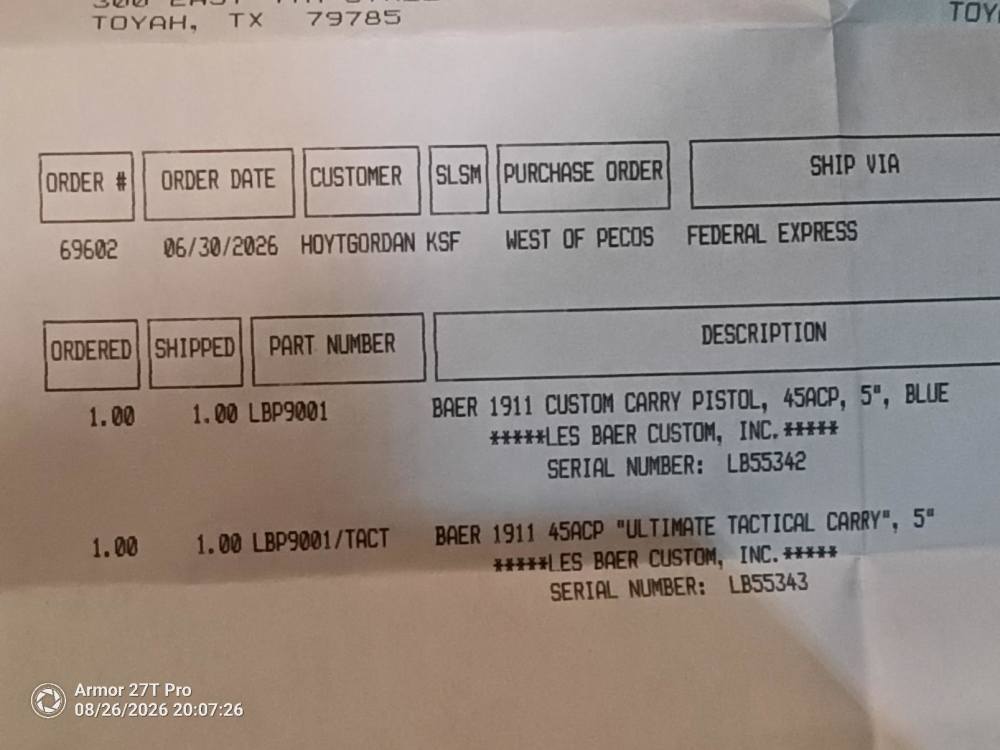 Factory Fresh, Les Baer Ultimate Tactical Carry 1.5 Package - Layaway -img-13