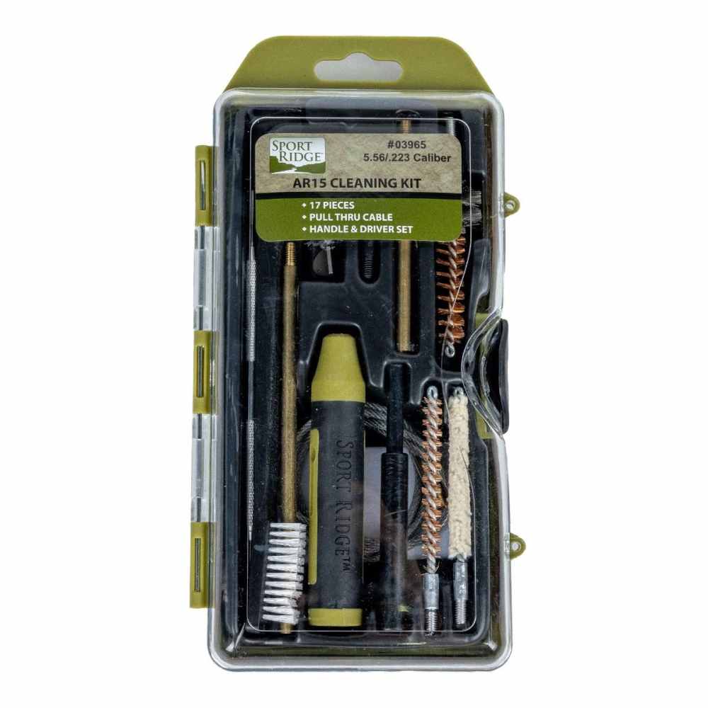 SPORT RIDGE HARD CASED 17 PIECE AR15/M4 CLEANING KIT-img-1