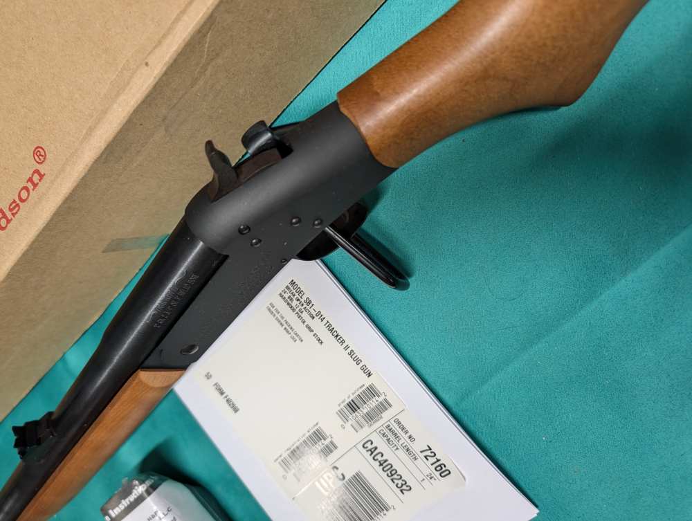 Harrington & Richardson Tracker II 12GA RIFLED Slug Shotgun unfired in box-img-11