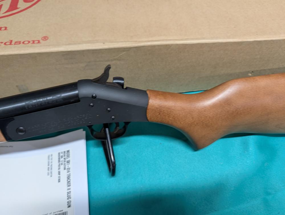 Harrington & Richardson Tracker II 12GA RIFLED Slug Shotgun unfired in box-img-4