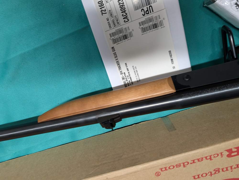 Harrington & Richardson Tracker II 12GA RIFLED Slug Shotgun unfired in box-img-14