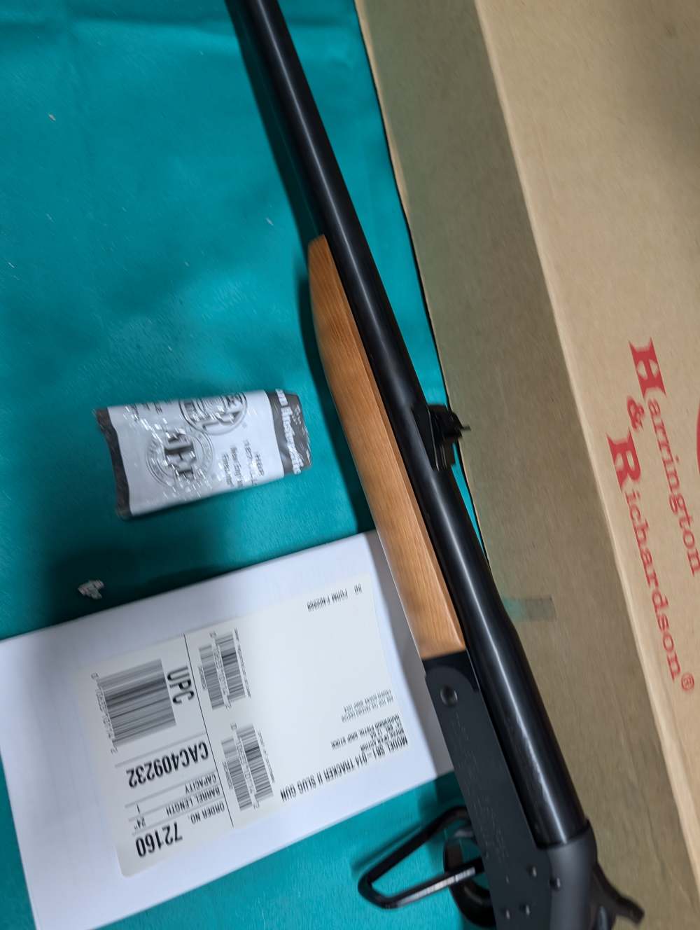 Harrington & Richardson Tracker II 12GA RIFLED Slug Shotgun unfired in box-img-6