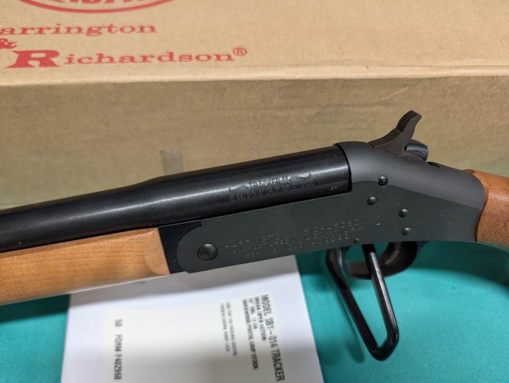 Harrington & Richardson Tracker II 12GA RIFLED Slug Shotgun unfired in box-img-20