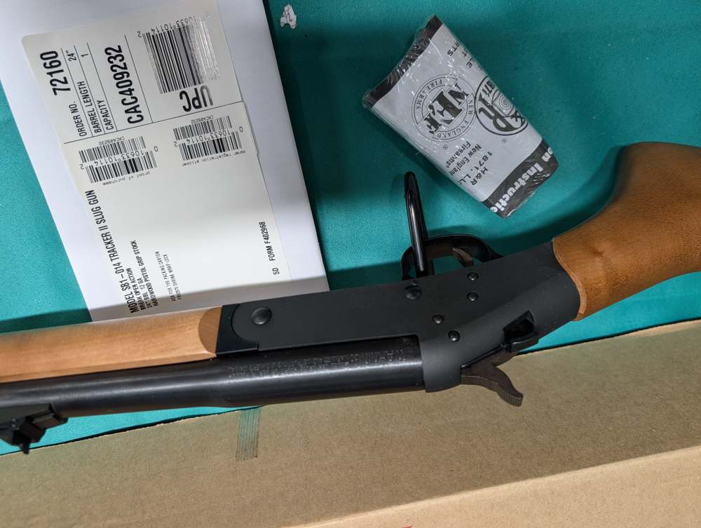 Harrington & Richardson Tracker II 12GA RIFLED Slug Shotgun unfired in box-img-13