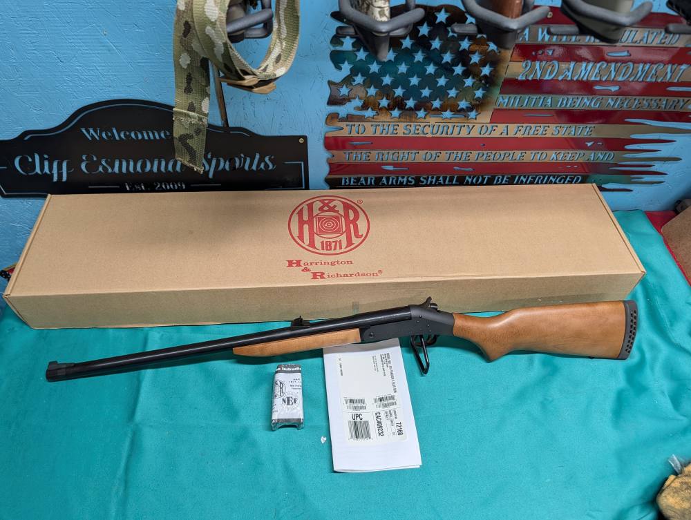 Harrington & Richardson Tracker II 12GA RIFLED Slug Shotgun unfired in box-img-8