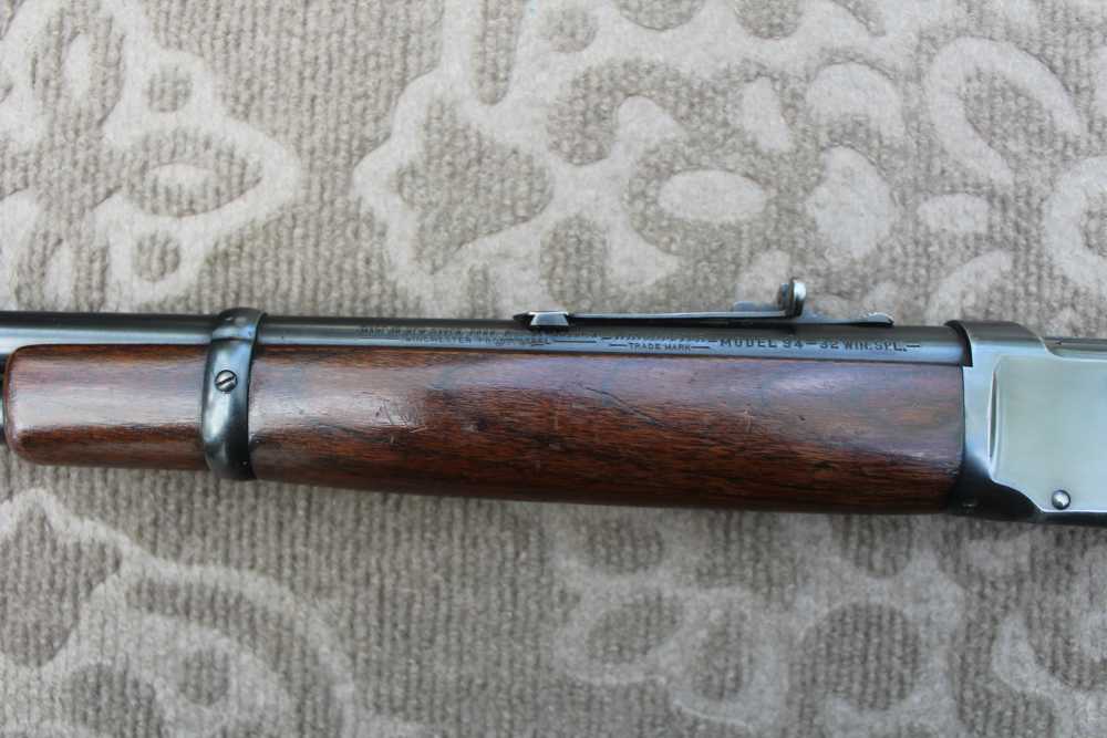Winchester Model 94, .32 Win. Spl. cal. lever action, 20” bbl., 1950 Exc.-img-23