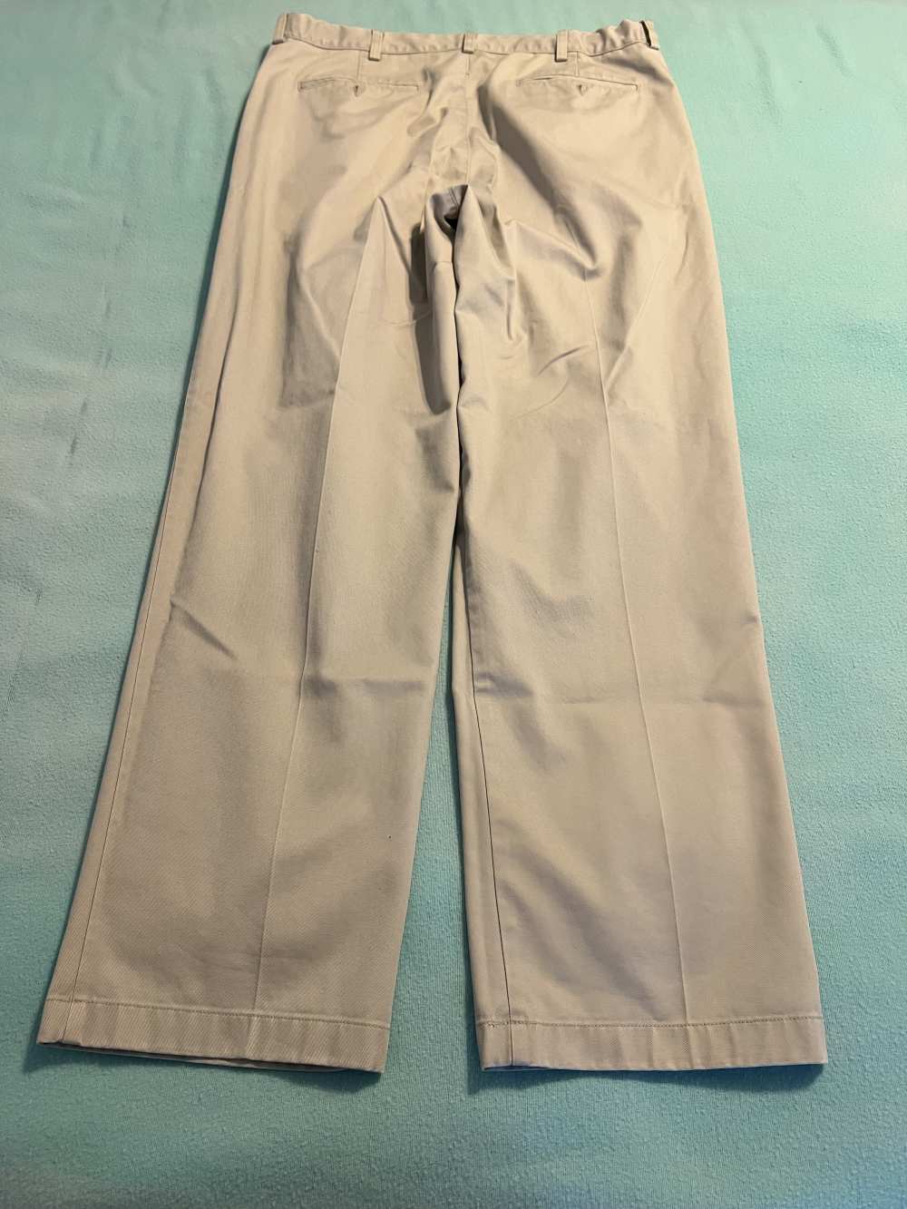 LL Bean Men's Double L Chinos Trousers Natural Fit 37/34 Pleated-Lot of 8.-img-4