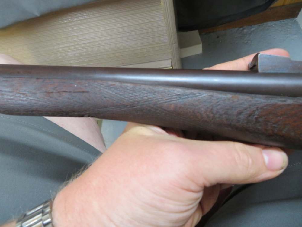 ANTIQUE EVANS NEW MODEL LEVER ACTION SPORTING RIFLE-28 SHOT MAGAZINE-RARE-img-14
