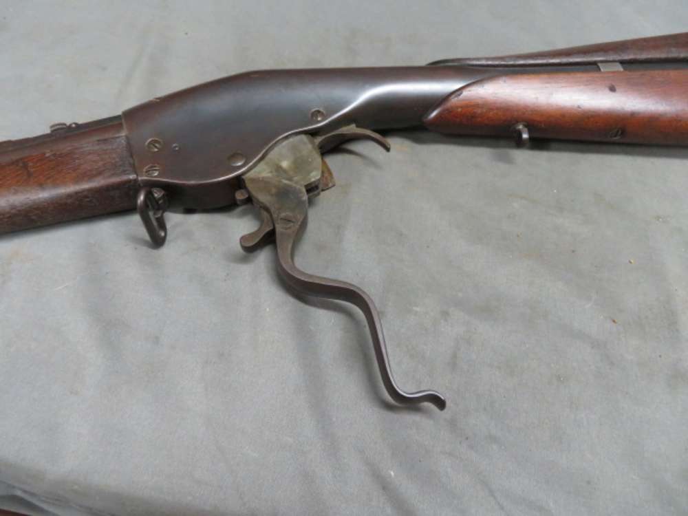 ANTIQUE EVANS NEW MODEL LEVER ACTION SPORTING RIFLE-28 SHOT MAGAZINE-RARE-img-26