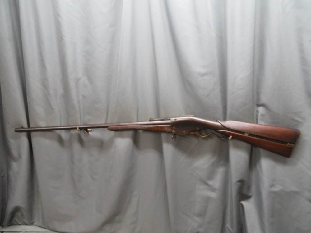 ANTIQUE EVANS NEW MODEL LEVER ACTION SPORTING RIFLE-28 SHOT MAGAZINE-RARE-img-3