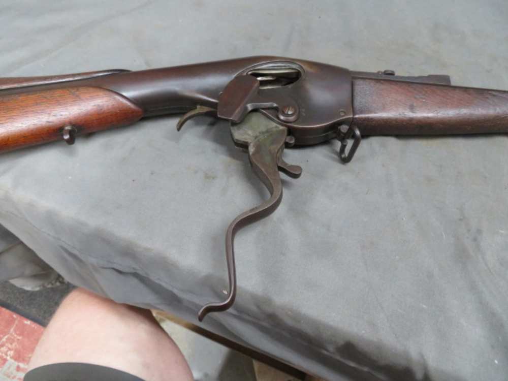 ANTIQUE EVANS NEW MODEL LEVER ACTION SPORTING RIFLE-28 SHOT MAGAZINE-RARE-img-24