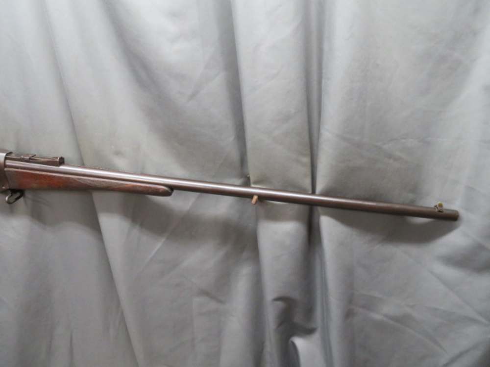 ANTIQUE EVANS NEW MODEL LEVER ACTION SPORTING RIFLE-28 SHOT MAGAZINE-RARE-img-2