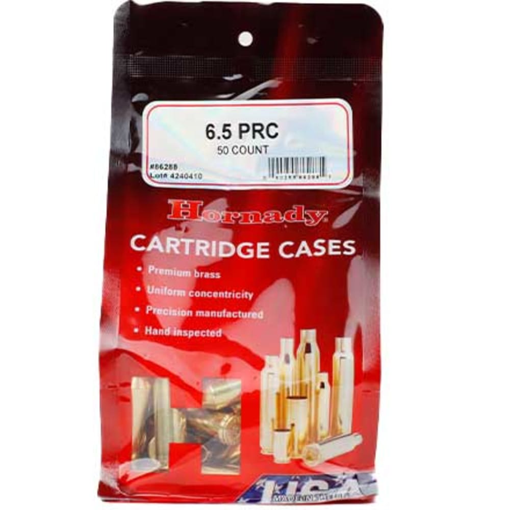 Hornady 86288 Unprimed Cases Cartridge 6.5 PRC Rifle Brass-img-0