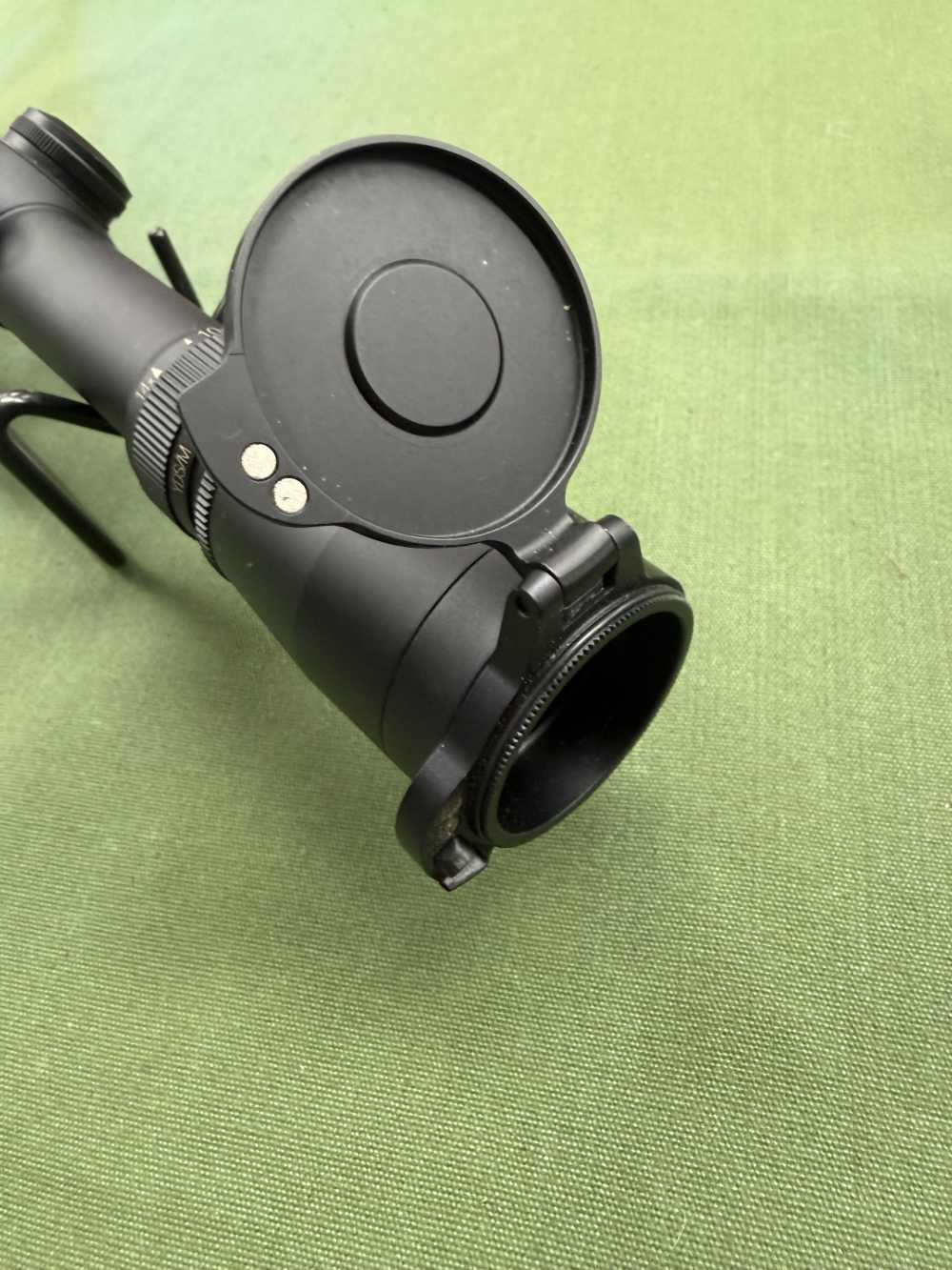 RARE Leupold VX-L 4.5-14x50mm Boone &Crockett scope w/ BOTH  Alumina Caps -img-4