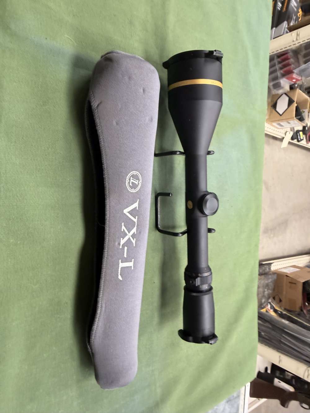 RARE Leupold VX-L 4.5-14x50mm Boone &Crockett scope w/ BOTH  Alumina Caps -img-12