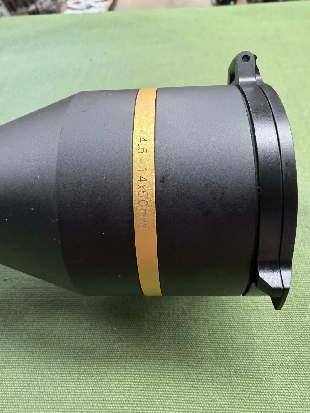 RARE Leupold VX-L 4.5-14x50mm Boone &Crockett scope w/ BOTH  Alumina Caps -img-2