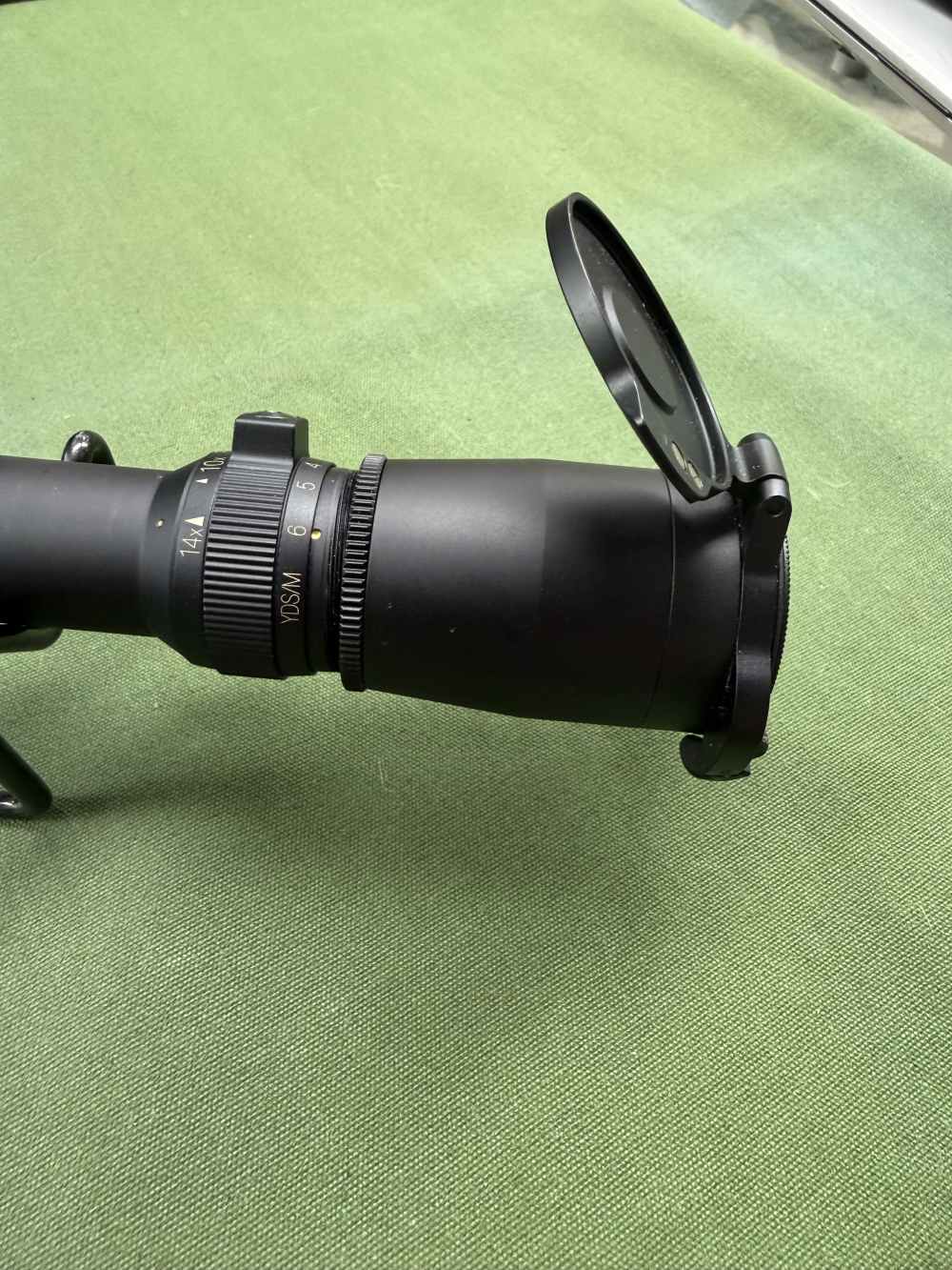 RARE Leupold VX-L 4.5-14x50mm Boone &Crockett scope w/ BOTH  Alumina Caps -img-3