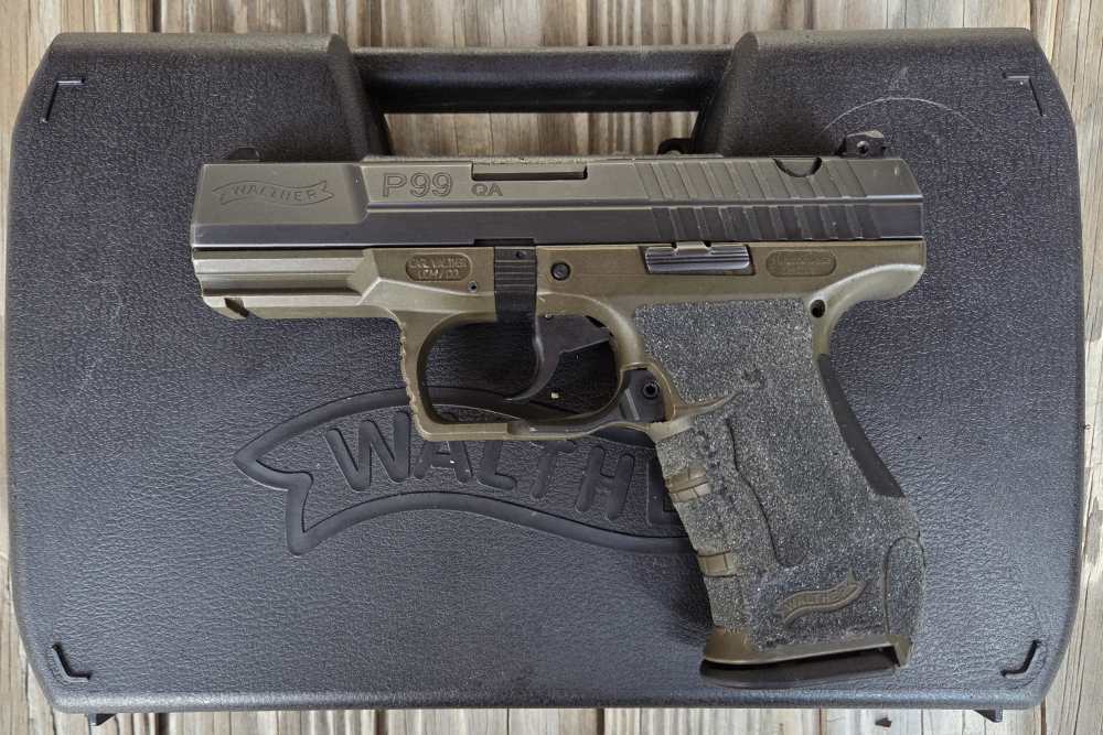 Walther P99 QA 9MM OD Green 15+1 Germany -img-0