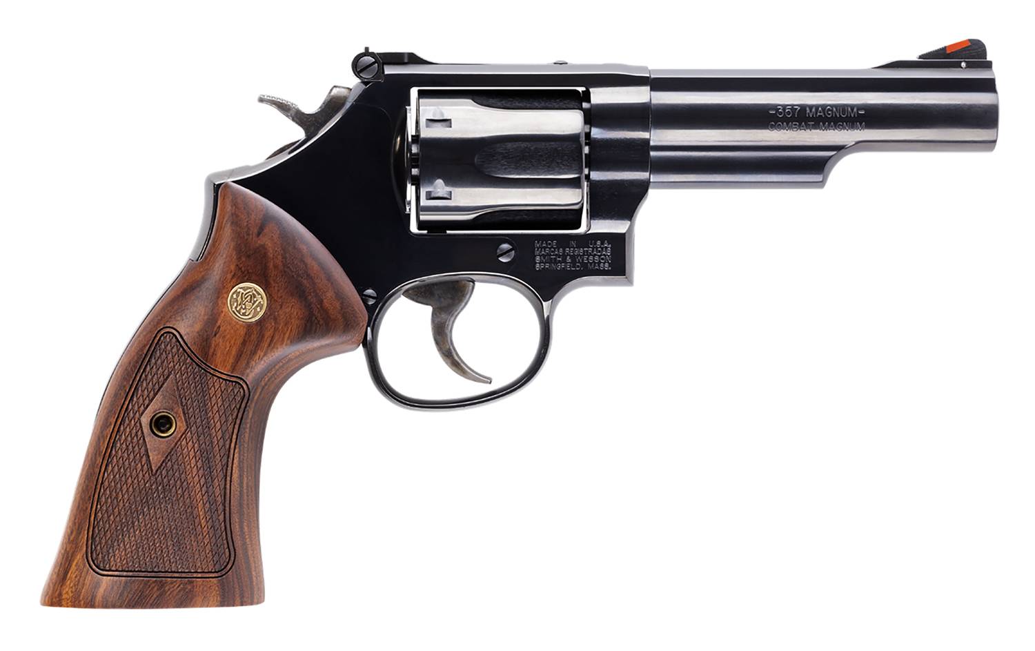 Smith & Wesson Model 19 K-Frame 357 Mag Revolver 6rd 4.25 Blued Carbon Stee-img-0