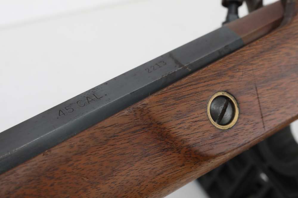Navy Arms Hawken 45 cal 26" Octagon Black Powder Rifle...UNFIRED? NO FFL -img-11