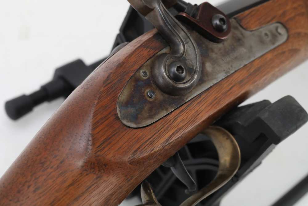 Navy Arms Hawken 45 cal 26" Octagon Black Powder Rifle...UNFIRED? NO FFL -img-45