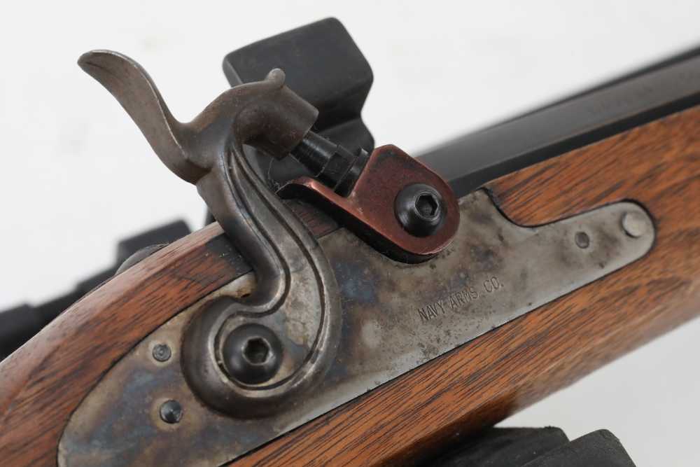 Navy Arms Hawken 45 cal 26" Octagon Black Powder Rifle...UNFIRED? NO FFL -img-46