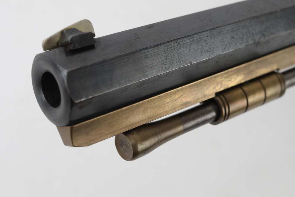 Navy Arms Hawken 45 cal 26" Octagon Black Powder Rifle...UNFIRED? NO FFL -img-3