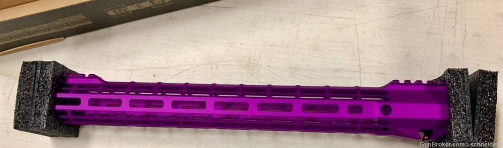 Aero Precision S-One M-Lok 15" Handguard Purple Anodized-img-0