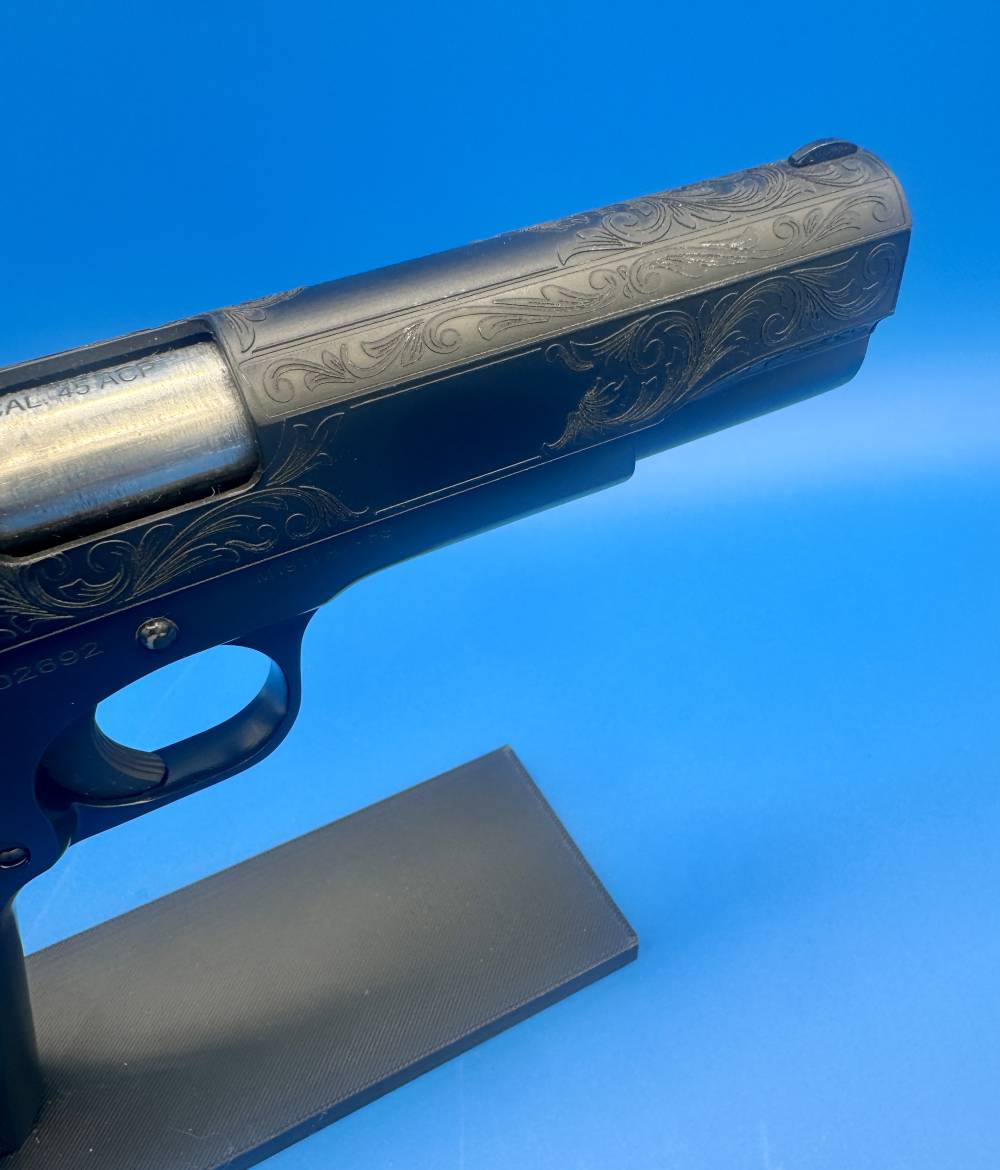 Taylor’s & Co 1911 45 ACP custom ENGRAVED and Cerakoted NEW-img-7