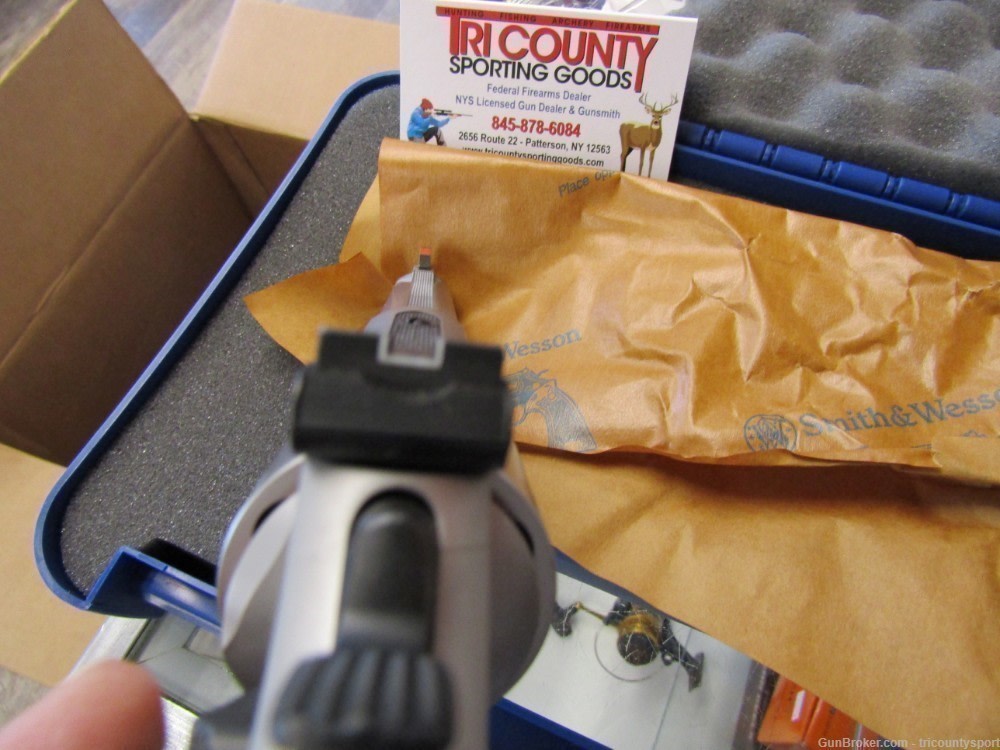 Smith & Wesson 162662 Model 66 357 Mag or 38 S&W Spl +P Stainless Steel 4.2-img-3
