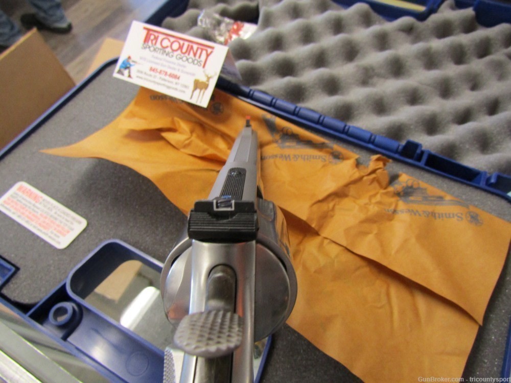 Smith & Wesson 163606 Model 629 44 Rem Mag or 44 S&W Spl Stainless Steel 6"-img-3
