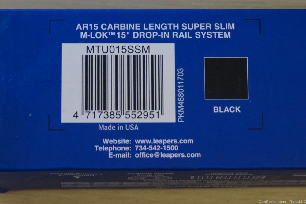 UTG Super Slim 15" M-LOK AR-15 carbine rail-img-5