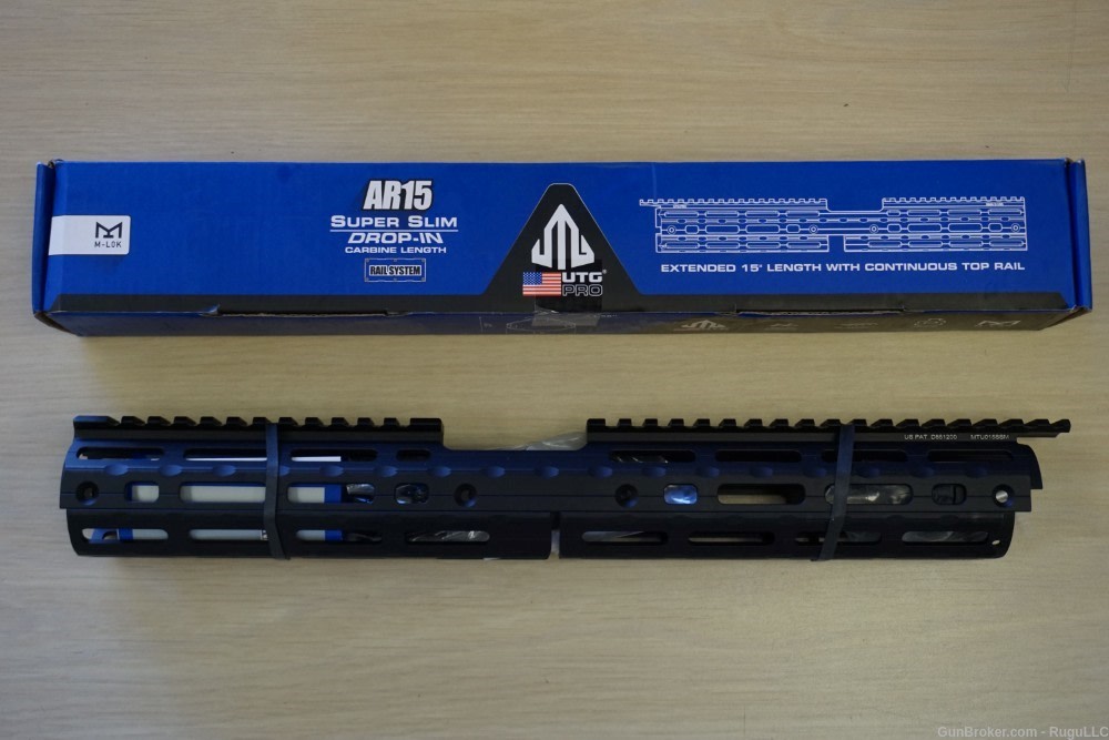 UTG Super Slim 15" M-LOK AR-15 carbine rail-img-0